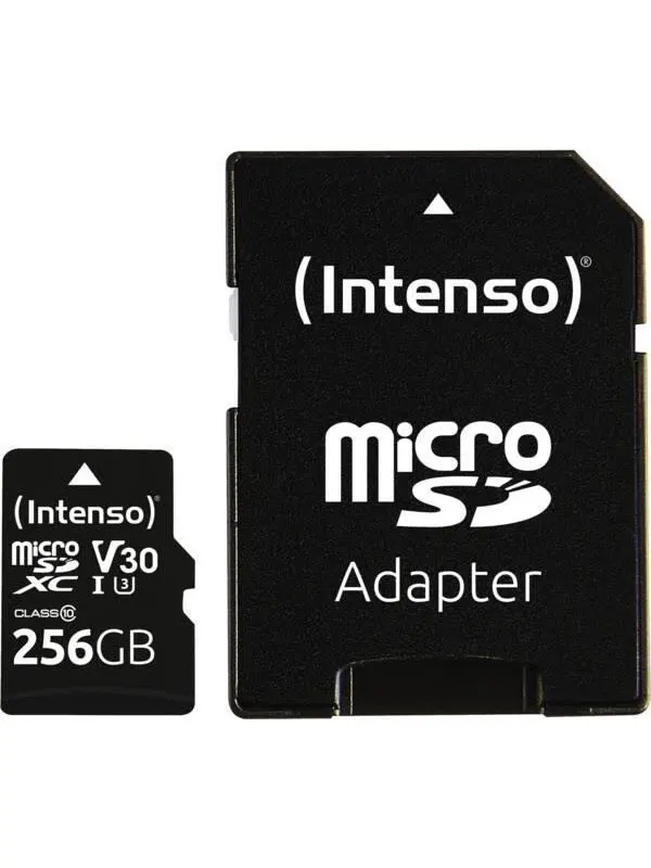 Intenso microSD UHS-I Professionel - 100MB/s - 256GB
