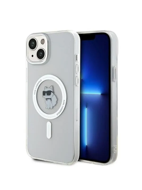 Karl Lagerfeld IML Choupette MagSafe case for iPhone 15 Plus - transparent