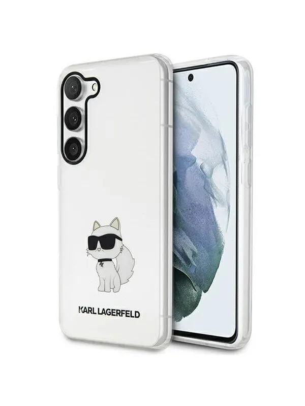 Karl Lagerfeld KLHCS23MHNCHTCT S23+ S916 transparent hardcase Ikonik Choupette