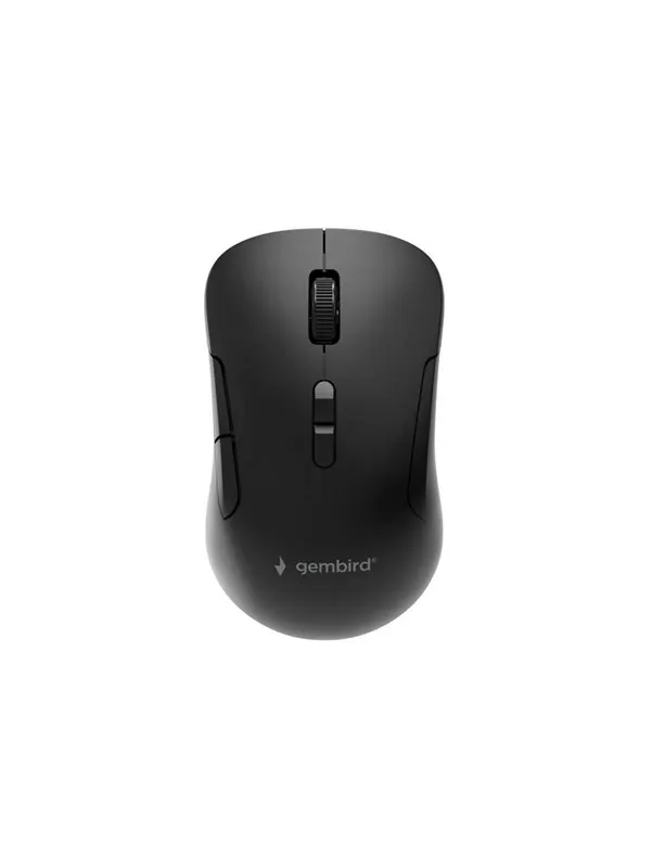 Gembird Dual-mode 7-button wireless mouse - Mouse - Optic - 7 knappar - Svart