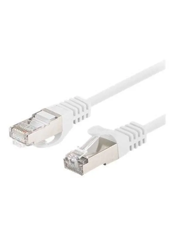 Lanberg patch cable - 50 cm - white (RAL 9010) - Vit
