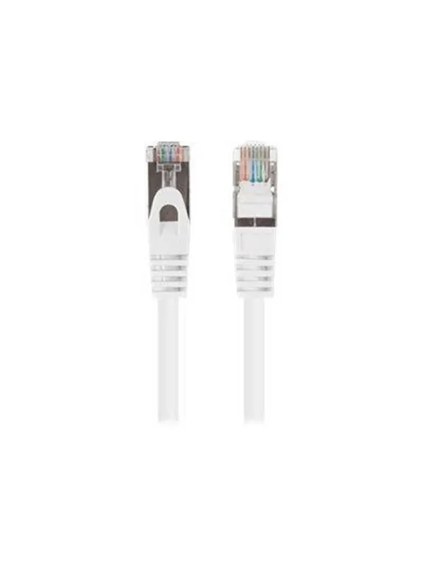 Lanberg patch cable - 25 cm - white (RAL 9010) - Vit