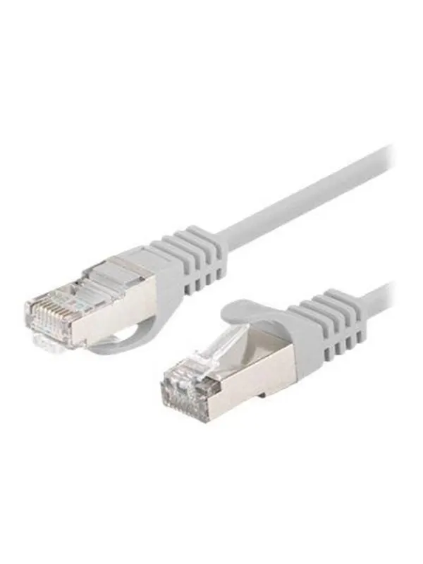 Lanberg patch cable - 25 cm - grey RAL 7035 - Grå