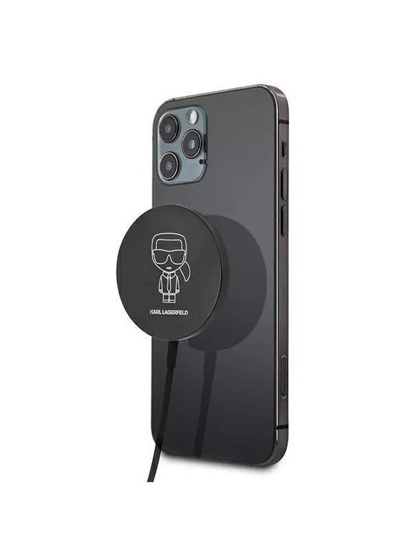 Karl Lagerfeld 15W Wireless Charger with MagSafe - Black