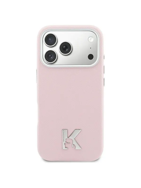 Karl Lagerfeld Karl Head Logo MagSafe Case for iPhone 17 - Pink