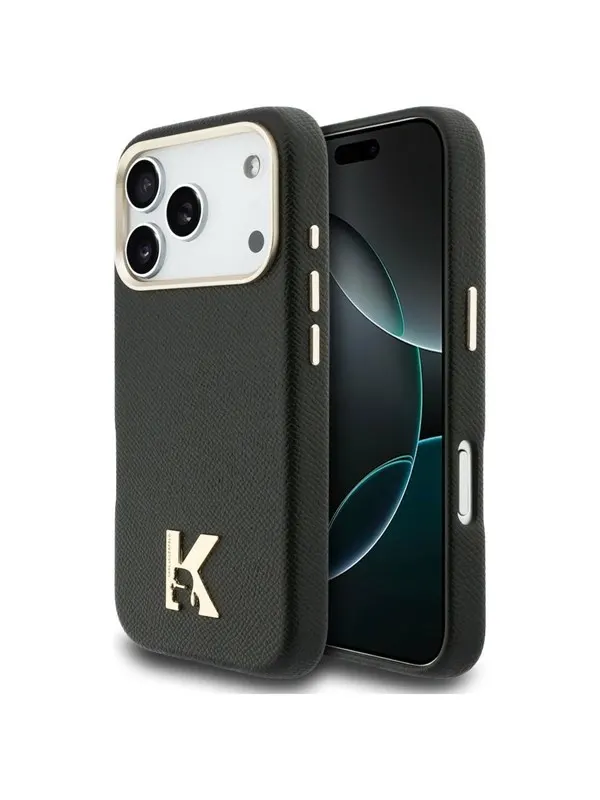 Karl Lagerfeld Karl Head Logo MagSafe Case for iPhone 17 Pro - Black