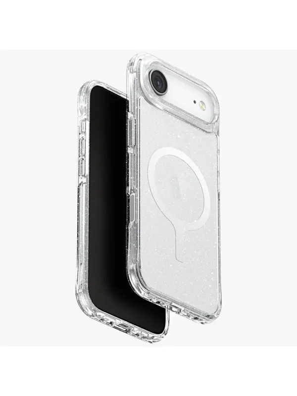 UNIQ LifePro Xtreme Magclick Charging Case for iPhone 17 Air - Clear-Glitter
