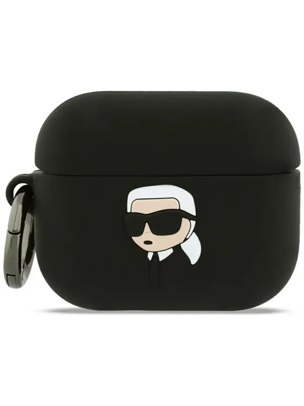 Karl Lagerfeld Silicone Karl Head 3D Case for AirPods Pro 3 - Black