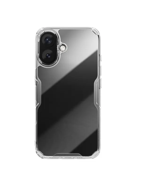 Nillkin  Nature Pro Case for iPhone 16 - Clear and White