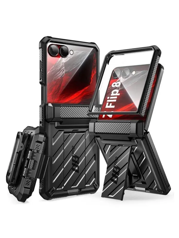 SUPCASE Unicorn Beetle Pro Case for Samsung Galaxy Z Flip 8 - Black