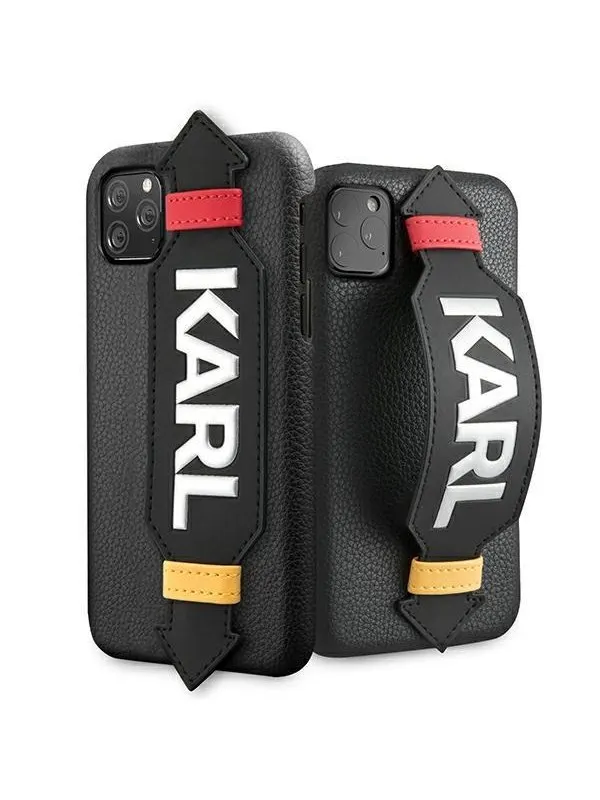 Karl Lagerfeld Strap Case for iPhone 11 Pro 5.8" - Black