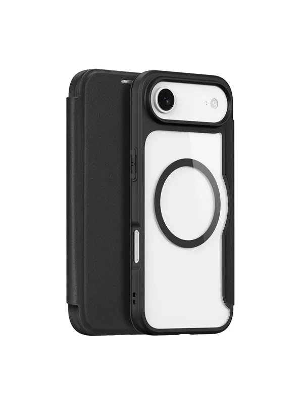 Dux Ducis Skin X Pro Case for iPhone 17 Air with Wallet MagSafe Compatible - Black