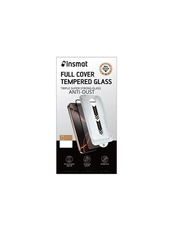 Insmat - screen protector for mobile phone - easy &amp; anti-dust super full cover