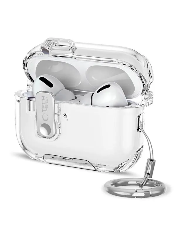 Tech-Protect Bounce Pro Case for AirPods Pro 3 - Transparent