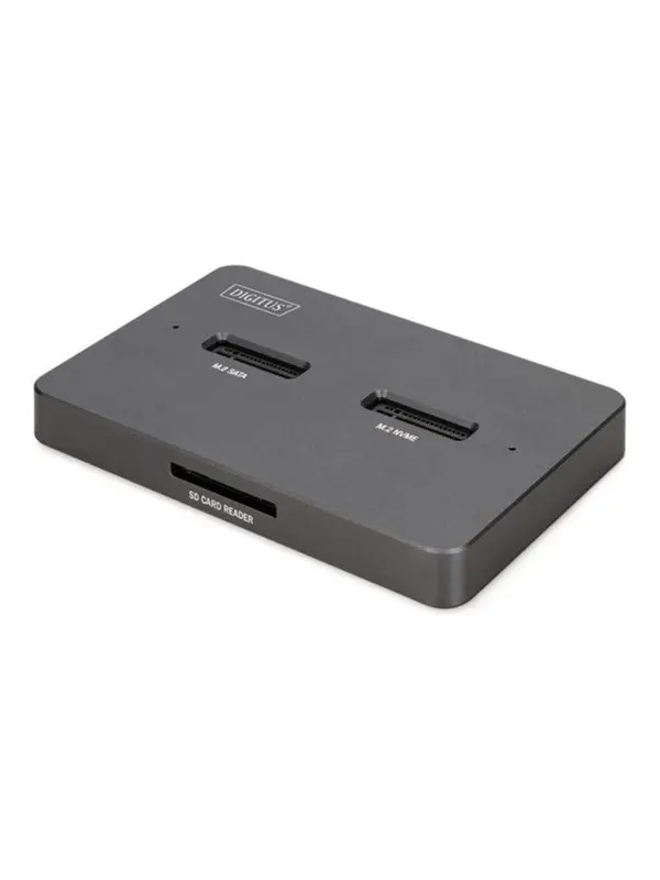 DIGITUS - SSD docking station - M.2 NVMe Card / SATA - USB-C 3.2 (Gen 2)