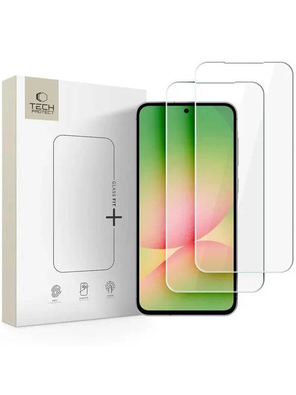 Tech-Protect Glass Fit+ 2-Pack Tempered Glass for Samsung Galaxy A37 / A57 5G