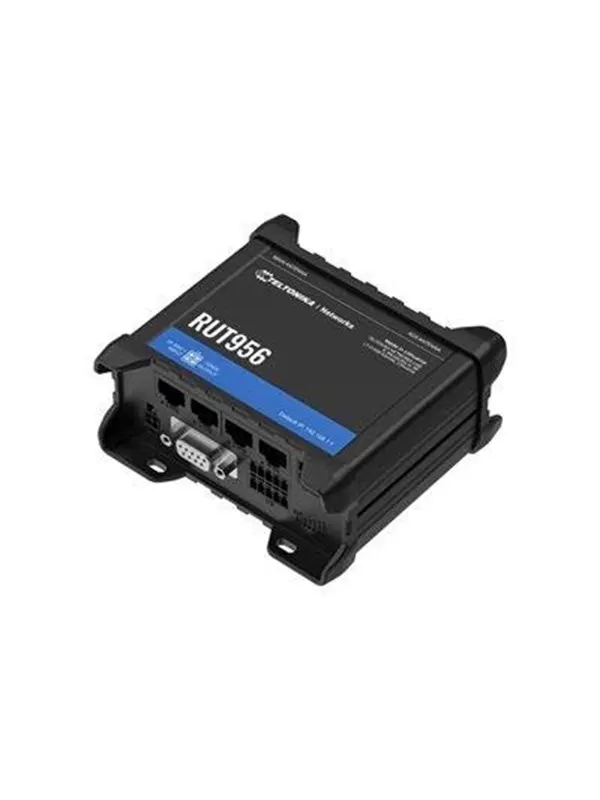 Teltonika RUT956 - wireless router - WWAN - Wi-Fi - 3G 4G 2G - DIN rail mountable - Wireless router N Standard - 802.11n