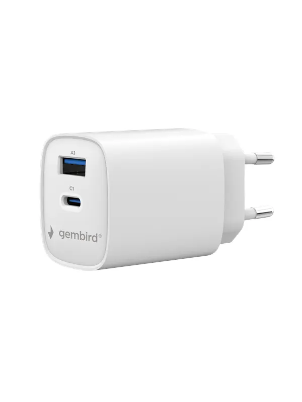 Gembird 2-port 30 W USB fast charger