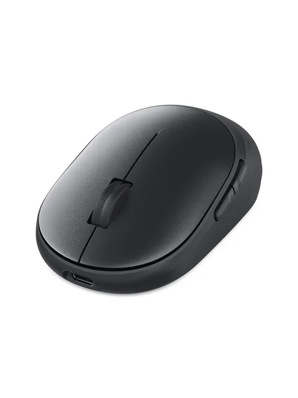Dell Pro 7 MS746 - mouse - rechargeable compact - 2.4 GHz Bluetooth - black - Mouse - Optic - 5 knappar - Svart