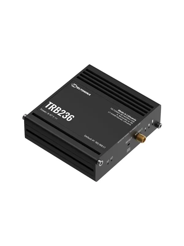 Teltonika TRB236 - wireless router - WWAN - 3G 4G - DIN rail mountable surface-mountable - Wireless router