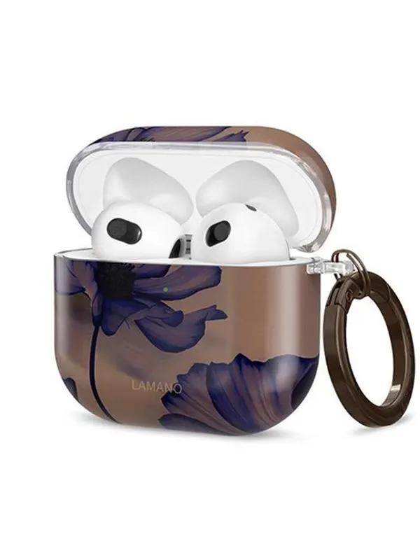 Tech-Protect  Lamano Case for AirPods 4 - Brown &amp; Purple