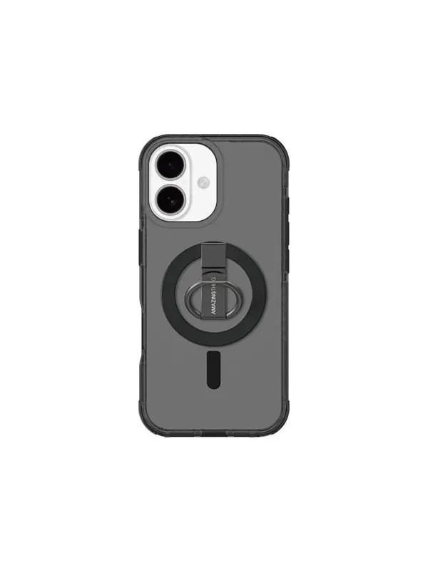 AmazingThing Titan Pro Grip Ring Set Case for iPhone 17 Compatible with MagSafe - Black