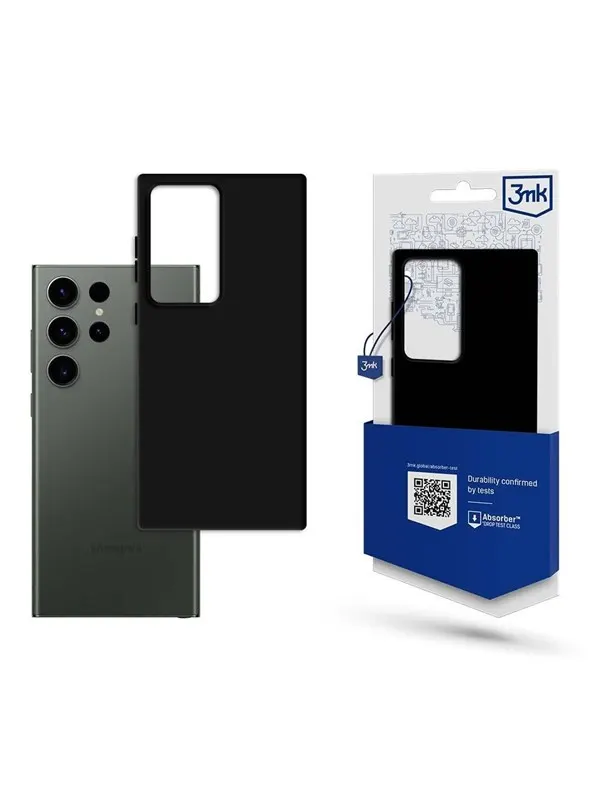 3mk Matt Case for Samsung Galaxy S23 Ultra - Black