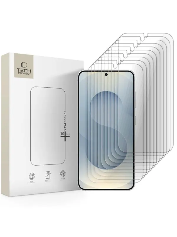Tech-Protect Tempered Glass Bundle 10-pack for Samsung Galaxy S24/S25