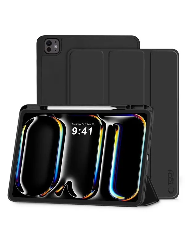 Tech-Protect  SC Pen Case for iPad Pro 13" 7/8/2024-2025 - Black