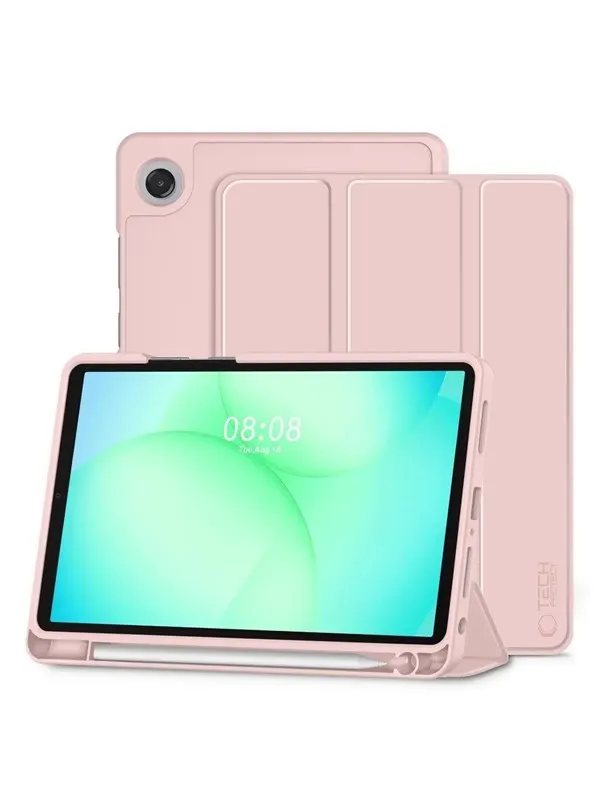 Tech-Protect SmartCase Pen Case for Samsung Galaxy Tab A9 / A11 8.7 X110 / X115 / X133 / X135 - Pink