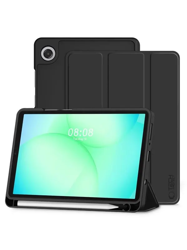 Tech-Protect SmartCase Pen Case for Samsung Galaxy Tab A9 / A11 8.7 X110 / X115 / X133 / X135 - Black