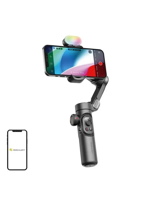 AOCHUAN XE Gimbal with RGB Lighting (Black)