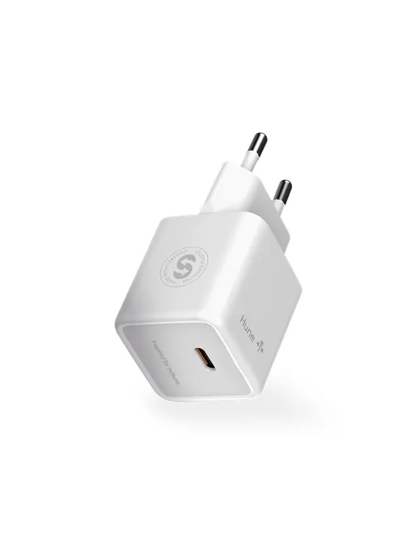 Hune Hurón C20 Mini 20W USB-C Charger - Snow White
