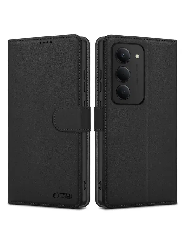 Tech-Protect Wallet Case for Xiaomi Redmi 15 4G / 5G - Black