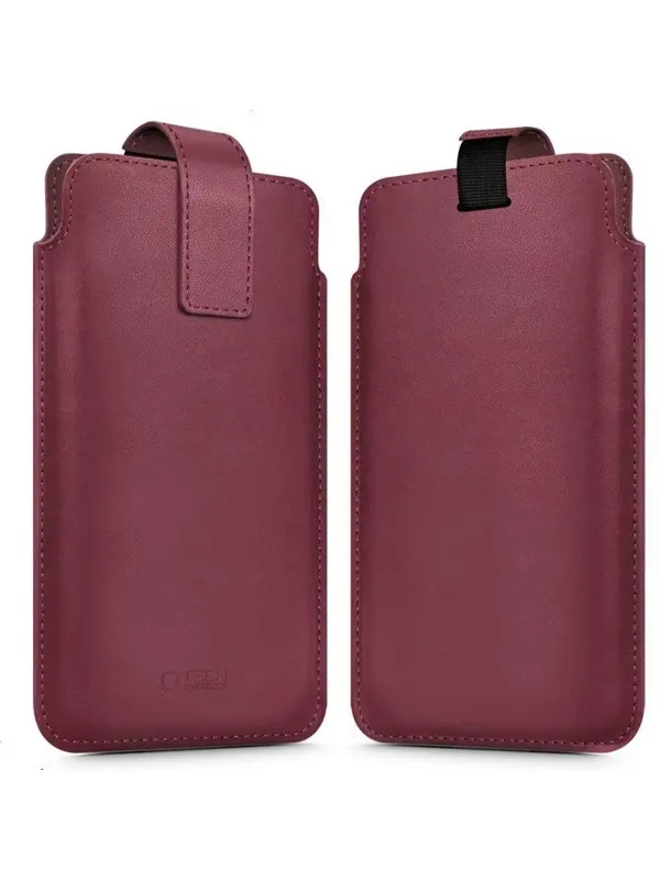 Tech-Protect  SM65 case for 6.0-6.9" smartphones - burgundy