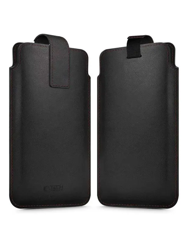 Tech-Protect SM65 case for 6.0-6.9" smartphones - black and red