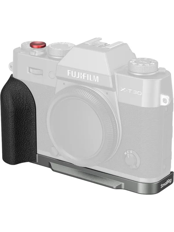 SmallRig 5665 L-Shaped Mount Plate w Silicone Handle for FUJIFILM X-T30 / T30 II / T30 III Charcoal
