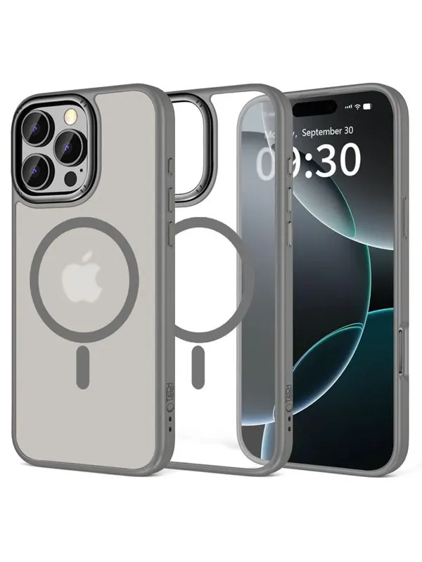 Tech-Protect MagEdge MagSafe Case for iPhone 16 Pro Max - Titanium