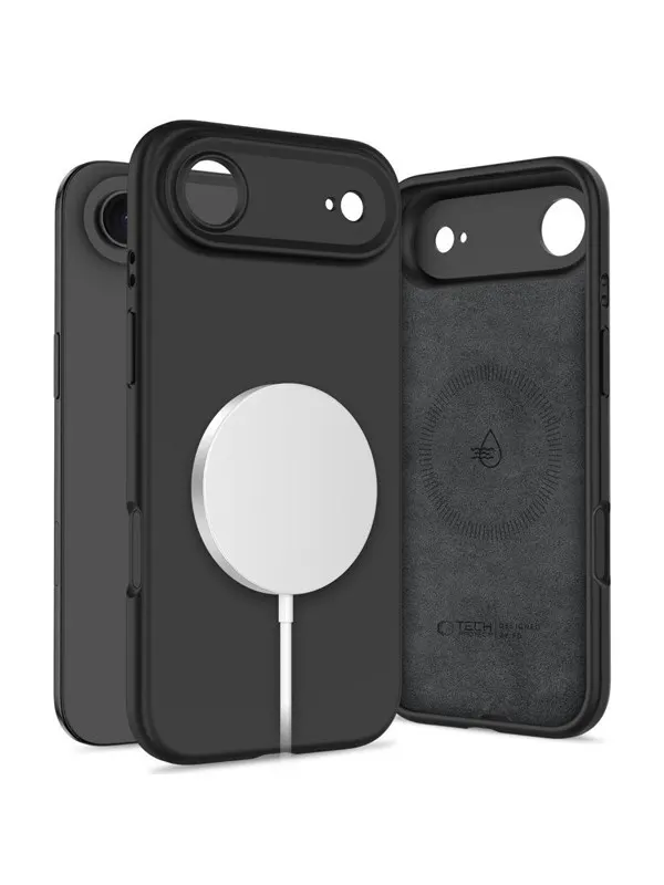 Tech-Protect Silicone MagSafe Case for iPhone 17 Air - Black