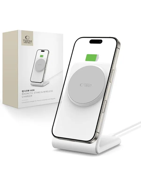 Tech-Protect QI15W-A38 MagSafe Wireless Charger - White