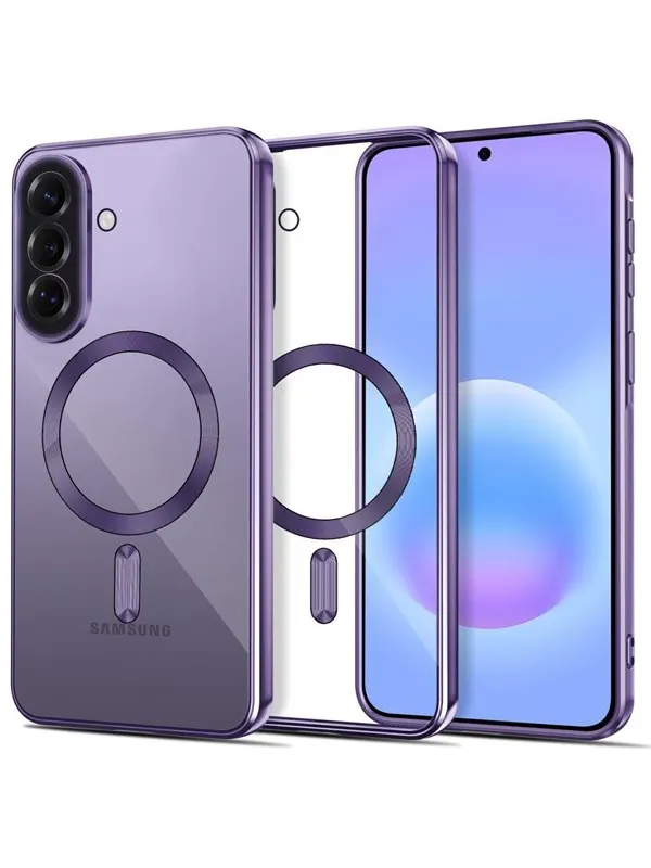 Tech-Protect  MagFlex MagSafe Case for Samsung Galaxy A37 5G - Clear Purple