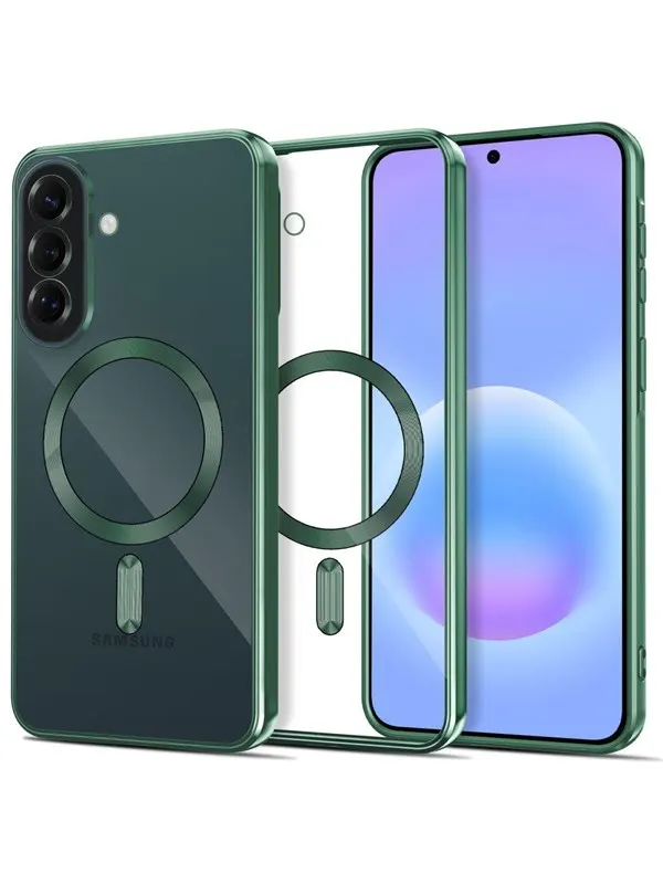 Tech-Protect MagFlex MagSafe Case for Samsung Galaxy A37 5G - Clear Green