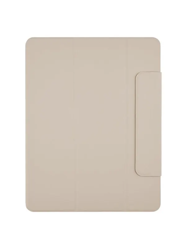 Pomologic BookCover w Mag iPad Air 13 M2/M3/M4 Ivory