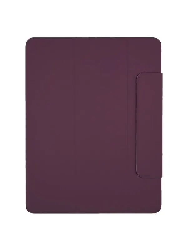 Pomologic BookCover w Mag iPad Air 13 M2/M3/M4 Burgundy