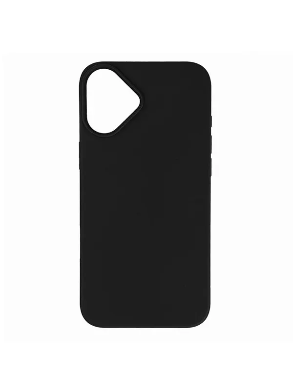 Hurtel Multiple Color Wheat Bran Case for iPhone 16 - Black