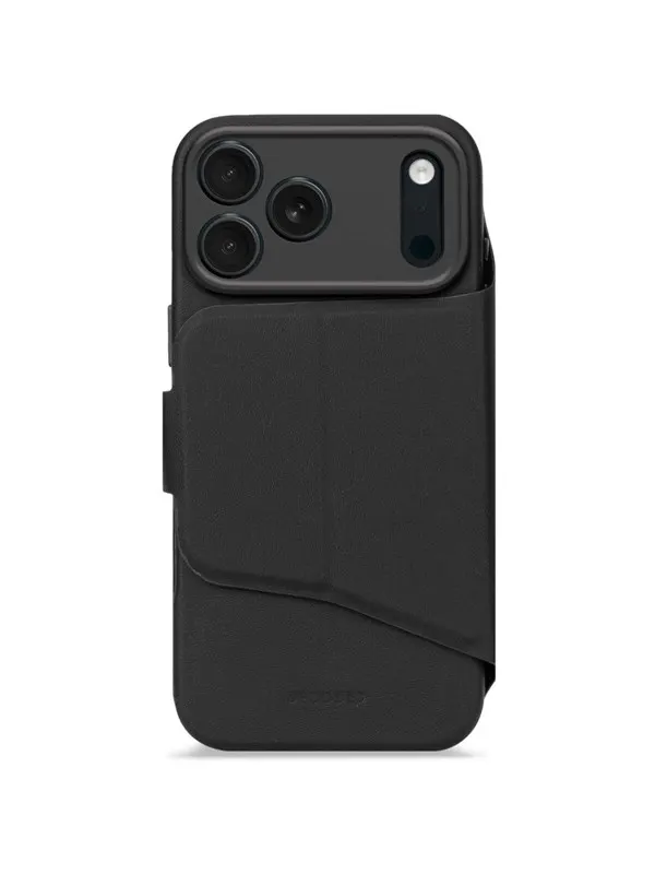 Decoded - Textured Silicone Detachable Wallet for iPhone 17 Pro Max - Phantom Bl