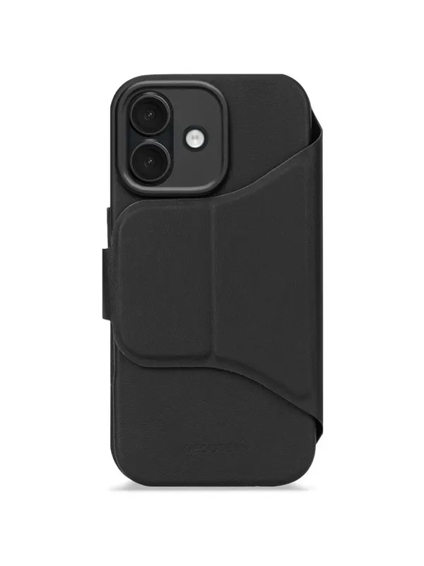 Decoded - Textured Silicone Detachable Wallet for iPhone 17 - Phantom Black