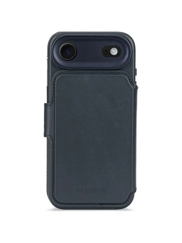 Decoded - Leather Detachable Wallet for iPhone 17 Air - Navy Shadow