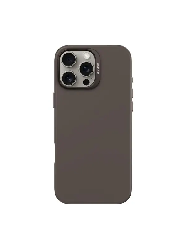 Decoded AntiMicrobial Silicone Backcover for iPhone 16 Pro Max Phantom (Black)