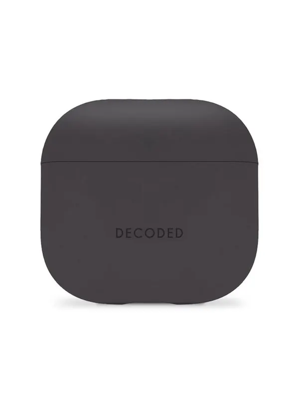 Decoded Silicone Aircase for Airpods Gen 5 Charcoal